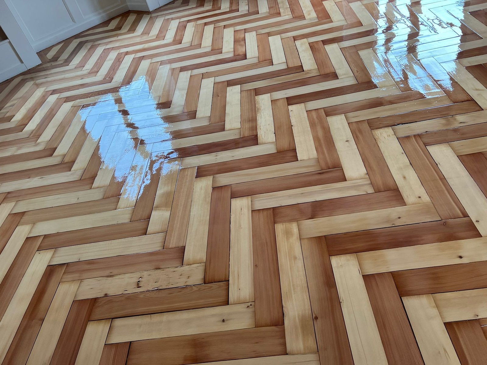 Mosaïque parquet Art Déco contemporain design