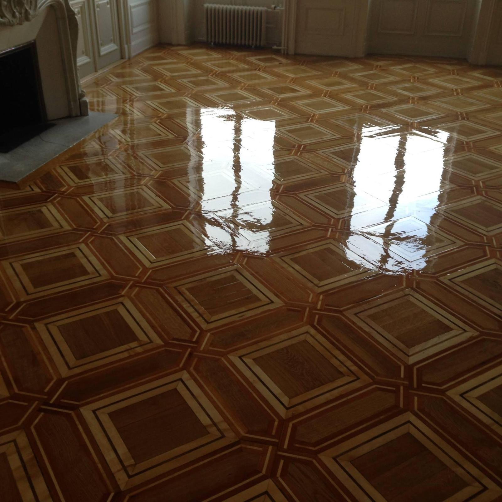 Parquet stratifié flottant imitation chêne